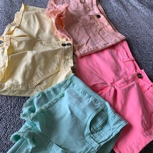 Bundle of colorful shorts